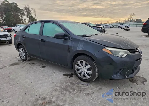 2014 Toyota Corolla L z USA, uszkodzony, nr VIN 2T1BURHE0EC142248